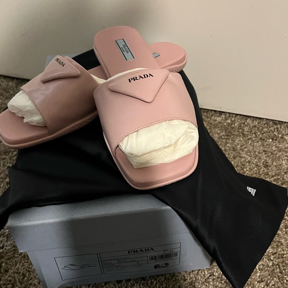 Prada pink sandals